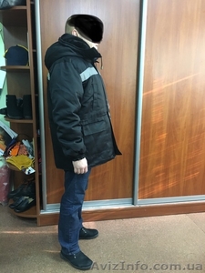 Куртка зимняя Север чрная с капюшоном - от 1 шт . продажа все в наличии - <ro>Изображение</ro><ru>Изображение</ru> #2, <ru>Объявление</ru> #1596806