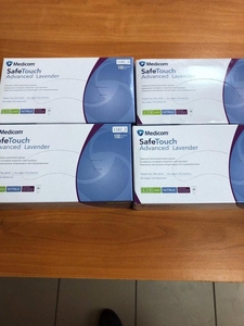 Одноразові рукавиці нітрилові,  латексні. Розміри S,  M,  L,  XL