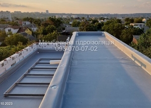 Монтаж ПВХ мембрани . Мембранна гідроізоляція 