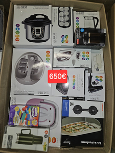 Мікс-палети з побутовою технікою та товарами для дому: гарантований прибуток