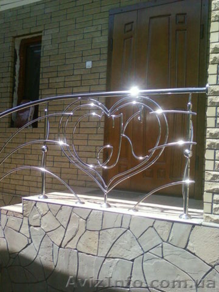 Перила нержавеющие. Изготовление и монтаж - <ro>Изображение</ro><ru>Изображение</ru> #5, <ru>Объявление</ru> #209105