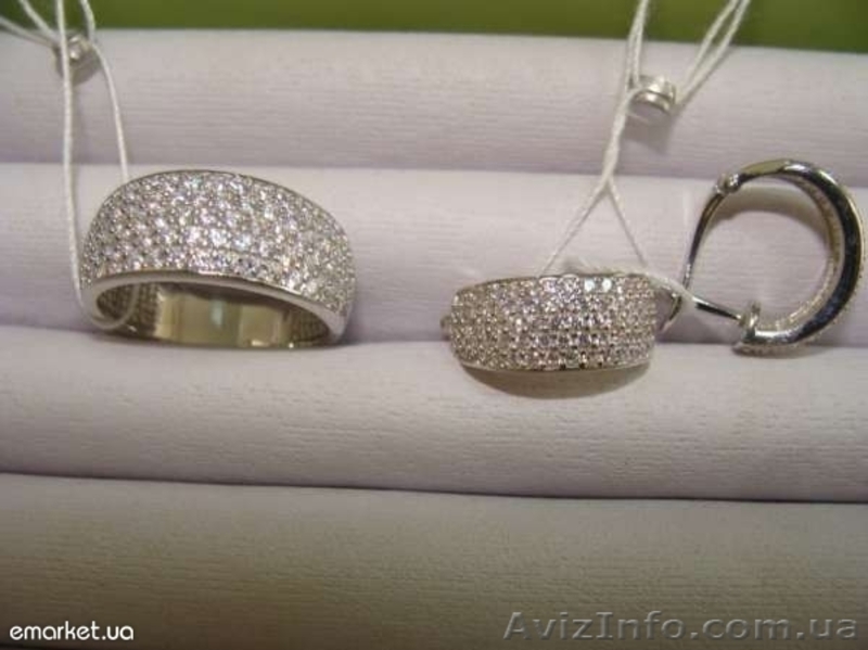Набор новый из родированного серебра 925 пробы - <ro>Изображение</ro><ru>Изображение</ru> #1, <ru>Объявление</ru> #366926