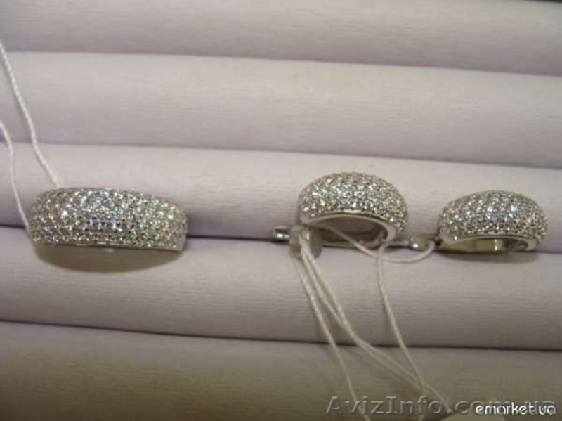 Набор новый из родированного серебра 925 пробы - <ro>Изображение</ro><ru>Изображение</ru> #2, <ru>Объявление</ru> #366926