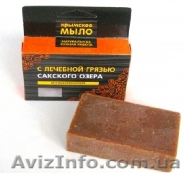 Натуральное мыло на основе грязи Сакского озера . Оптом - <ro>Изображение</ro><ru>Изображение</ru> #2, <ru>Объявление</ru> #531391