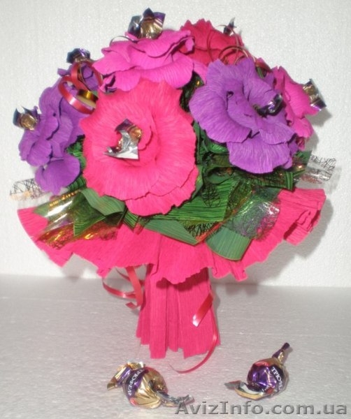 подарки к праздникам: букет из конфет - <ro>Изображение</ro><ru>Изображение</ru> #5, <ru>Объявление</ru> #395139