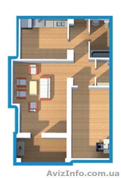 ПРОСТОРНАЯ КВАРТИРА возле ДНЕПРА и СОСНОВОГО БОРА. ЖК "Ренессанс" - <ro>Изображение</ro><ru>Изображение</ru> #5, <ru>Объявление</ru> #846712