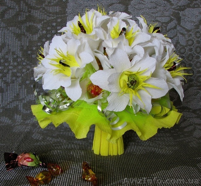 подарки к праздникам: букет из конфет - <ro>Изображение</ro><ru>Изображение</ru> #1, <ru>Объявление</ru> #395139