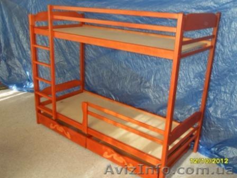   Надежная Двухъярусная кровать с дерева ольхи. - <ro>Изображение</ro><ru>Изображение</ru> #3, <ru>Объявление</ru> #863784