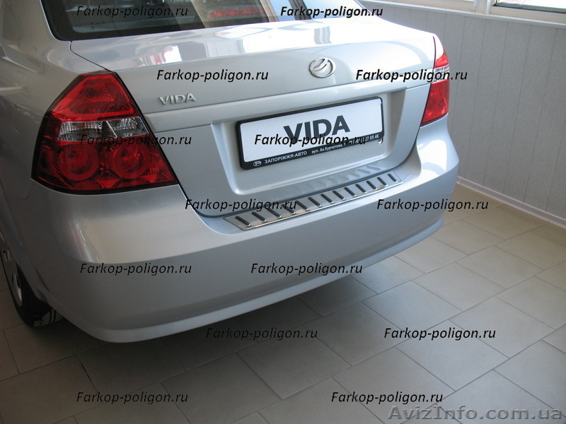Накладки на задний бампер ZAZ Vida с 2012 г. - <ro>Изображение</ro><ru>Изображение</ru> #1, <ru>Объявление</ru> #897523