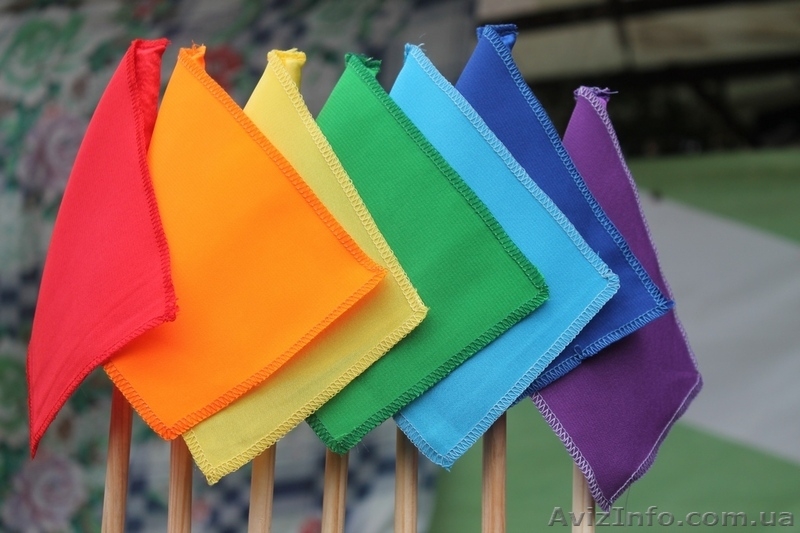 Флажки детские,сигнальные,цветные с деревянной ручкой - <ro>Изображение</ro><ru>Изображение</ru> #5, <ru>Объявление</ru> #778764