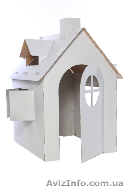 Детский домик из картона для рисования.  - <ro>Изображение</ro><ru>Изображение</ru> #3, <ru>Объявление</ru> #1006318