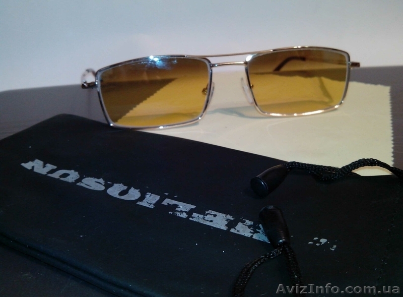 Очки водительские  "Стильные золотые" - <ro>Изображение</ro><ru>Изображение</ru> #2, <ru>Объявление</ru> #1016688