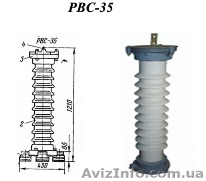 Разрядники вентильные РВО, РВС, РВН - <ro>Изображение</ro><ru>Изображение</ru> #3, <ru>Объявление</ru> #1019596