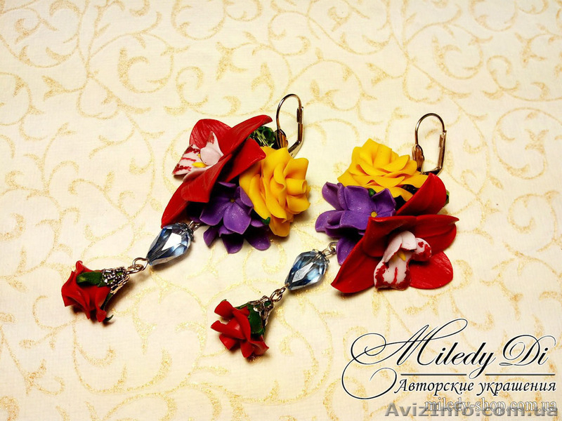 Серьги ручной работы "Миледи Ди" - <ro>Изображение</ro><ru>Изображение</ru> #1, <ru>Объявление</ru> #987180