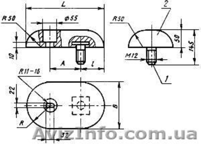 Протекторы алюминиевые П-РОА-5, П-РОА-9; протекторы магниевые П-РОМ-0,8, П-РОМ-3 - <ro>Изображение</ro><ru>Изображение</ru> #2, <ru>Объявление</ru> #1165991