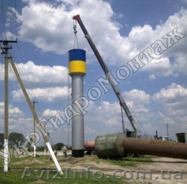 Водонапорные башни ВБР 15,25,50,100,160м3 Изготовление, монтаж, продажа башен - <ro>Изображение</ro><ru>Изображение</ru> #2, <ru>Объявление</ru> #1159894