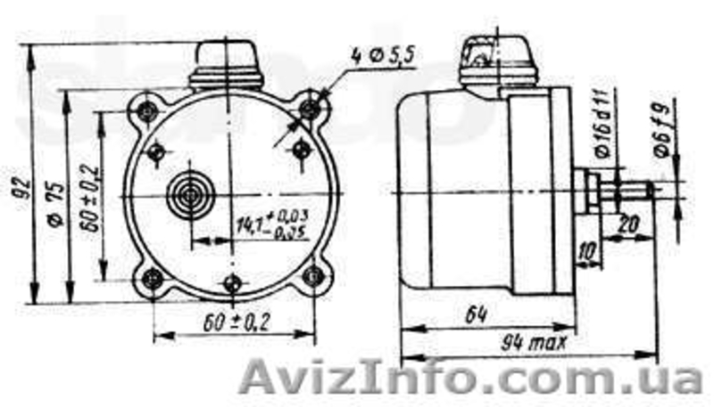 Электродвигатель Д-32 127В 24 об/мин, 72 об/мин - <ro>Изображение</ro><ru>Изображение</ru> #2, <ru>Объявление</ru> #1193115