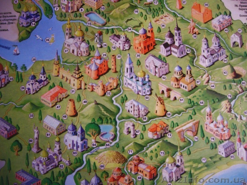 Карта-сувенир "Достопримечательности Запорожской области" - <ro>Изображение</ro><ru>Изображение</ru> #2, <ru>Объявление</ru> #1234790