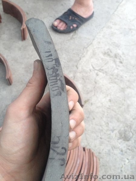 Продам накладки на тормозные колодки ГАЗОН,ЗИЛ в хорошем состоянии.    - <ro>Изображение</ro><ru>Изображение</ru> #2, <ru>Объявление</ru> #1270284