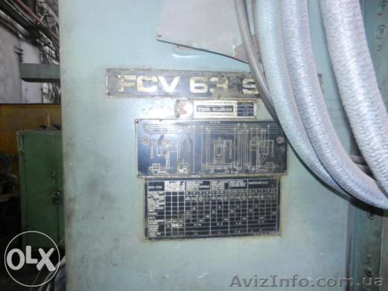 Вертикальный продольно-фрезерный станок TOS FSV 63 - <ro>Изображение</ro><ru>Изображение</ru> #1, <ru>Объявление</ru> #1297328