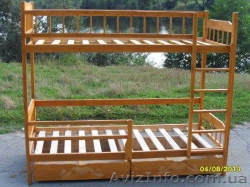   Надежная Двухъярусная кровать с дерева ольхи. - <ro>Изображение</ro><ru>Изображение</ru> #1, <ru>Объявление</ru> #863784