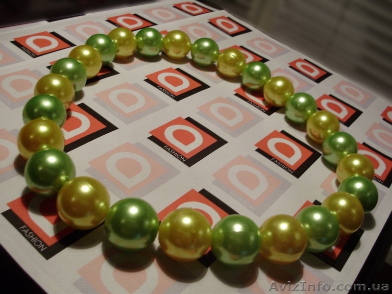 Бусы желто зеленые - <ro>Изображение</ro><ru>Изображение</ru> #1, <ru>Объявление</ru> #1459156