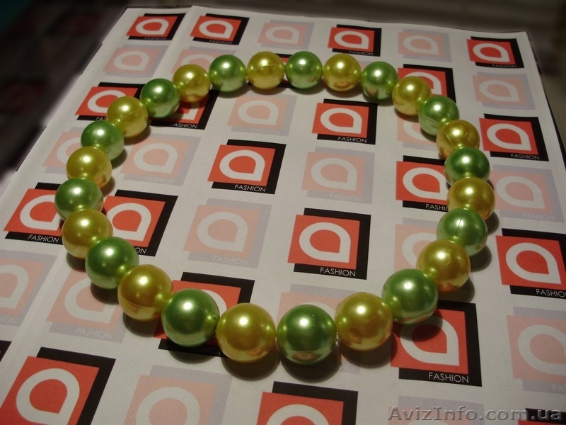 Бусы желто зеленые - <ro>Изображение</ro><ru>Изображение</ru> #3, <ru>Объявление</ru> #1459156