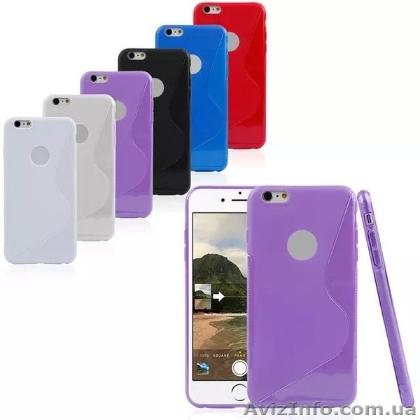 Стильный S line TPU силиконовый чехол для Apple iPhone 6 6s - <ro>Изображение</ro><ru>Изображение</ru> #1, <ru>Объявление</ru> #1458567