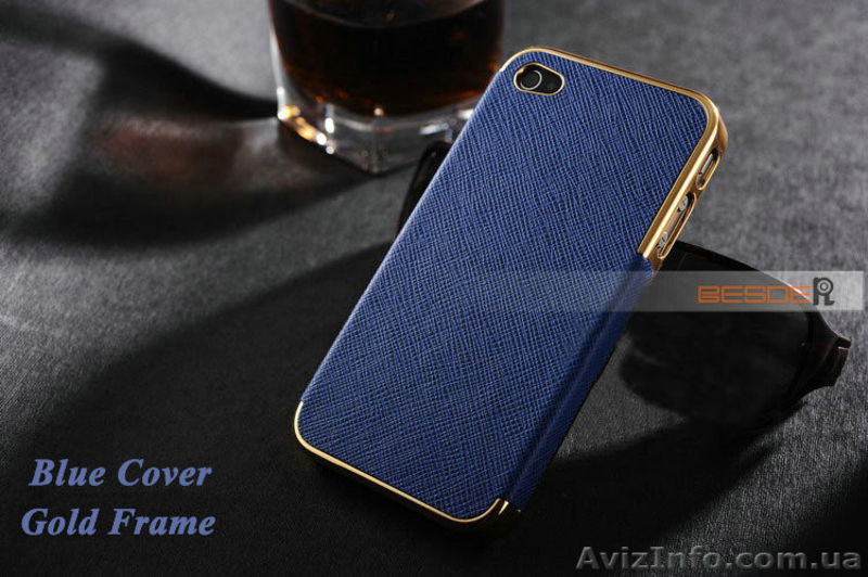 Бампер OYO Gold чехол кожа PU велюр iPhone 4 4S - <ro>Изображение</ro><ru>Изображение</ru> #3, <ru>Объявление</ru> #1458489