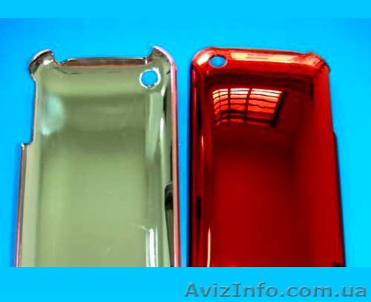 яркий пластмассовый перламутровый чехол хром для iPhone 3G 3Gs   - <ro>Изображение</ro><ru>Изображение</ru> #2, <ru>Объявление</ru> #1457601