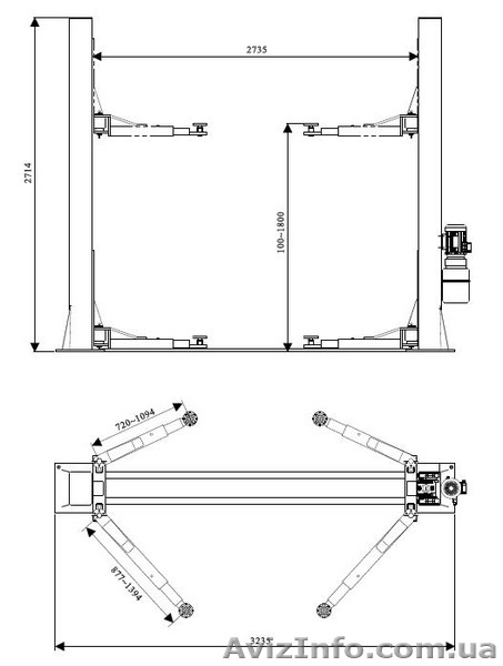 Подъемник автомобильный для СТО SAFE 2040 4т. - <ro>Изображение</ro><ru>Изображение</ru> #2, <ru>Объявление</ru> #1466994