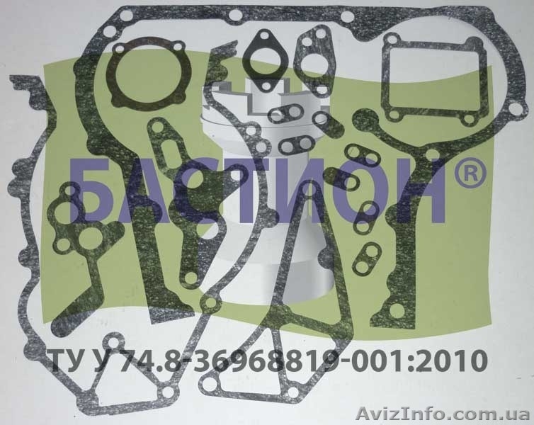 Набор прокладок с РТИ двигателя ГАЗ - <ro>Изображение</ro><ru>Изображение</ru> #5, <ru>Объявление</ru> #1520220