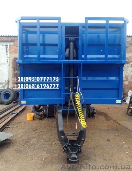 Прицеп на трактор самосвал, зерновоз 1ПТС-9 - <ro>Изображение</ro><ru>Изображение</ru> #5, <ru>Объявление</ru> #1534637