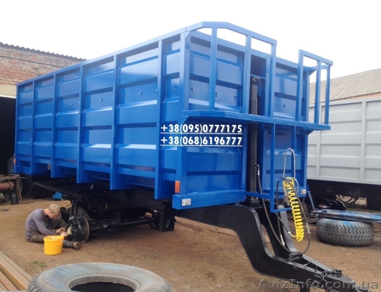 Прицеп на трактор самосвал, зерновоз 1ПТС-9 - <ro>Изображение</ro><ru>Изображение</ru> #6, <ru>Объявление</ru> #1534637