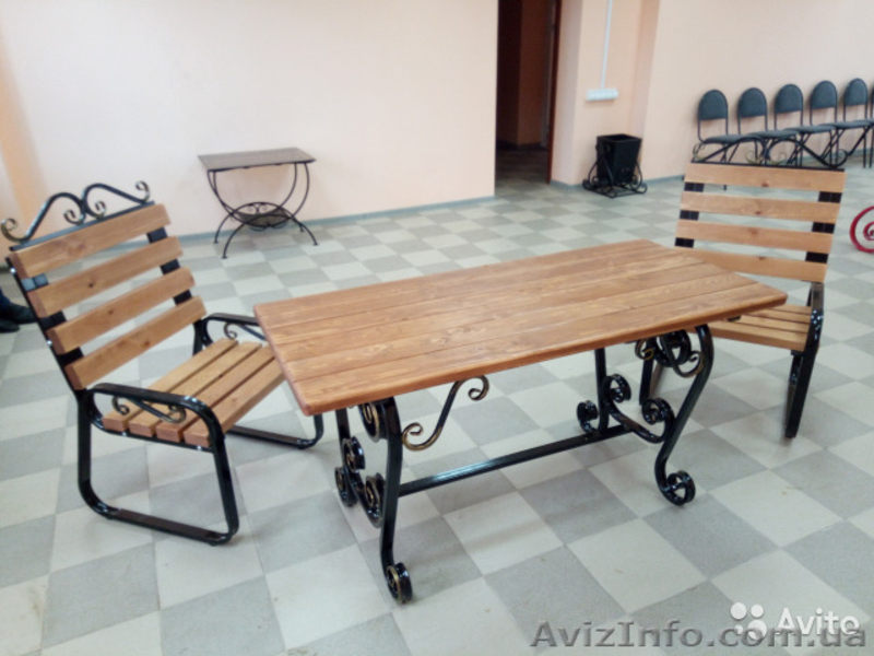 Скамейка садовая, лавочка парковая, кованная скамья  для сада, дачи, л - <ro>Изображение</ro><ru>Изображение</ru> #1, <ru>Объявление</ru> #1642448