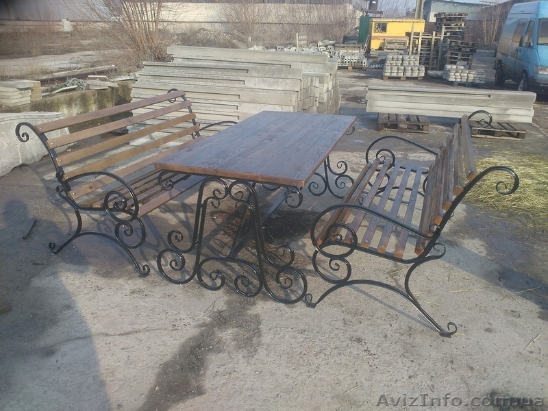Скамейка садовая, лавочка парковая, кованная скамья  для сада, дачи, л - <ro>Изображение</ro><ru>Изображение</ru> #3, <ru>Объявление</ru> #1642448