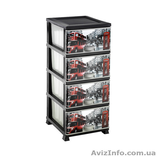 Продам пластиковый комод Лондон - <ro>Изображение</ro><ru>Изображение</ru> #1, <ru>Объявление</ru> #1643420