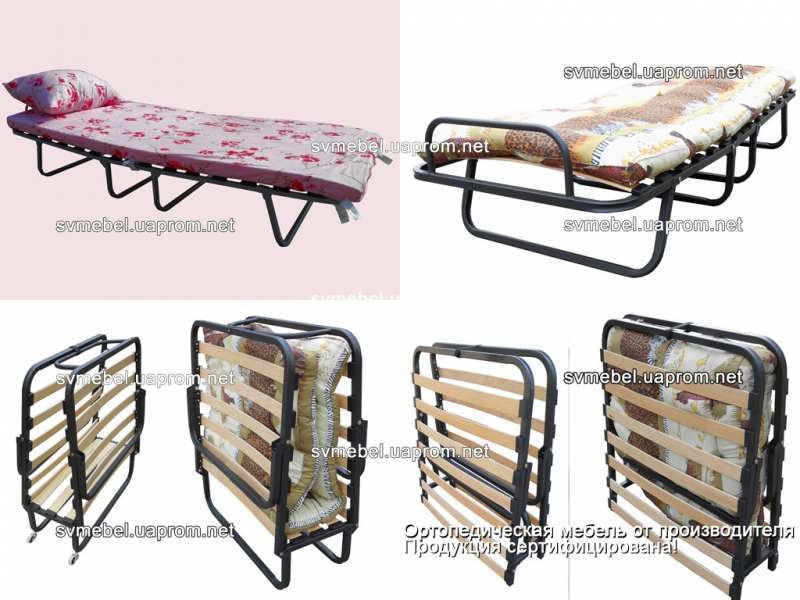 Раскладушка ортопедическая от производителя - <ro>Изображение</ro><ru>Изображение</ru> #1, <ru>Объявление</ru> #1651419