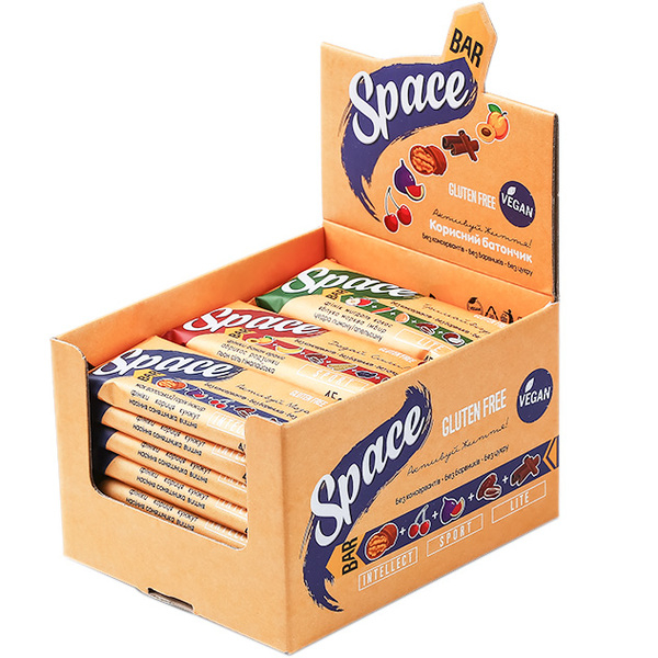 Полезные  батончики для детей  SpaceBar (набор) 21 шт x 45г - <ro>Изображение</ro><ru>Изображение</ru> #4, <ru>Объявление</ru> #1655569