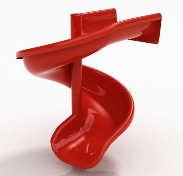 Пластиковый спуск горки "Винтовой" спиральный - <ro>Изображение</ro><ru>Изображение</ru> #1, <ru>Объявление</ru> #1676128