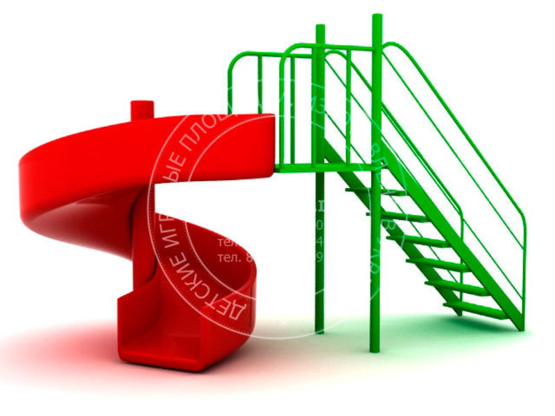 Пластиковый спуск горки "Винтовой" спиральный - <ro>Изображение</ro><ru>Изображение</ru> #2, <ru>Объявление</ru> #1676128