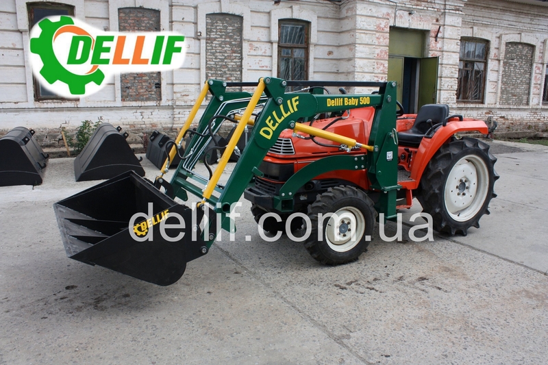 Погрузчик на мини-трактор Kubota- навесной кун Деллиф Бейби 500 - <ro>Изображение</ro><ru>Изображение</ru> #1, <ru>Объявление</ru> #1686404
