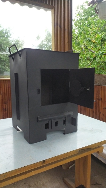 Печь отопительная буржуйка с варочной поверхностью на 30м3 (3кВт)  - <ro>Изображение</ro><ru>Изображение</ru> #1, <ru>Объявление</ru> #1729245