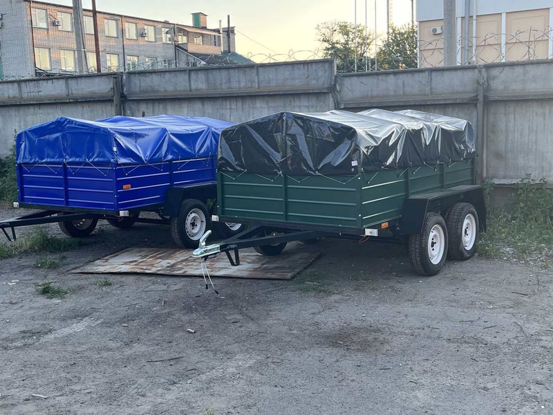 Двухосный усиленный прицеп 2.5*1.5*500 и другие размеры кат.Б, с регистрацией в  - <ro>Изображение</ro><ru>Изображение</ru> #1, <ru>Объявление</ru> #1741657