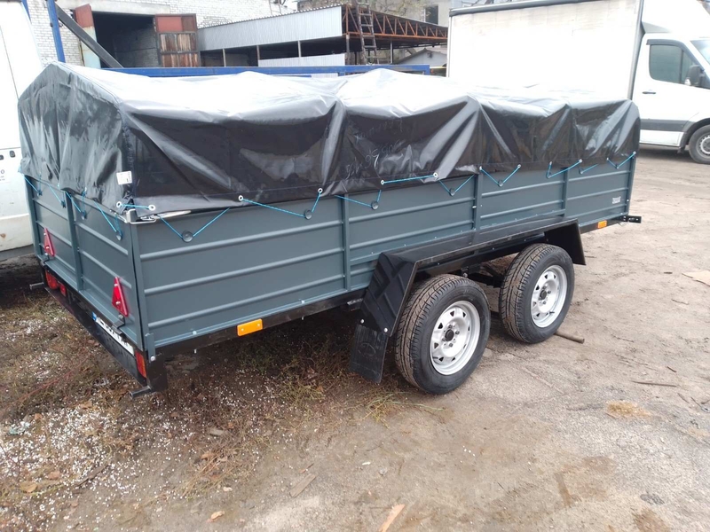 Двухосный усиленный прицеп 2.5*1.5*500 и другие размеры кат.Б, с регистрацией в  - <ro>Изображение</ro><ru>Изображение</ru> #4, <ru>Объявление</ru> #1741657